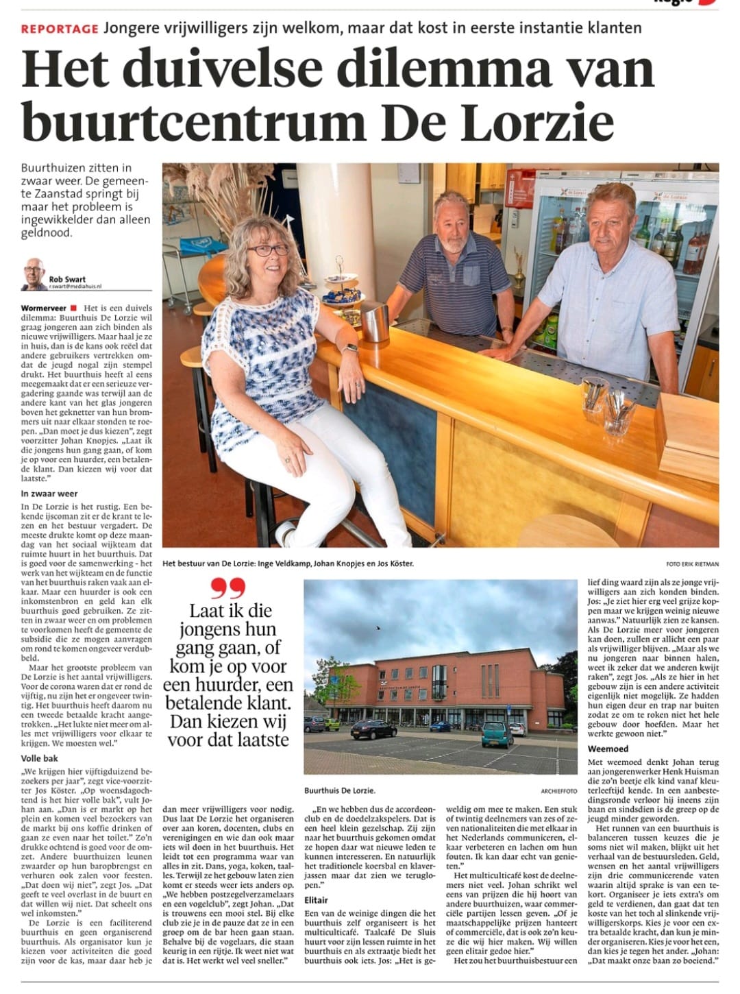 Lorzie Wormerveer_Duivels-dilemma_Dagblad-Zaanstreek-25JULI2023
